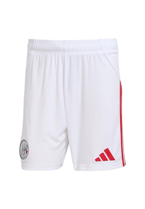 Adidas - Szorty Ajax Amsterdam 25/26 Home. Kolor: biały. Sport: piłka nożna
