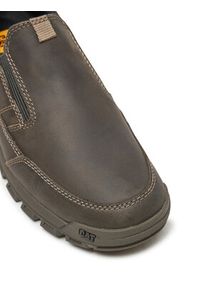 CAT Footwear Półbuty Threshold Slip On P726053 Brązowy. Zapięcie: bez zapięcia. Kolor: brązowy. Materiał: skóra