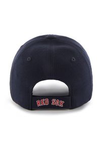 47 Brand - 47brand - Czapka Boston Red Sox. Kolor: niebieski. Materiał: tkanina, bawełna. Wzór: gładki #2