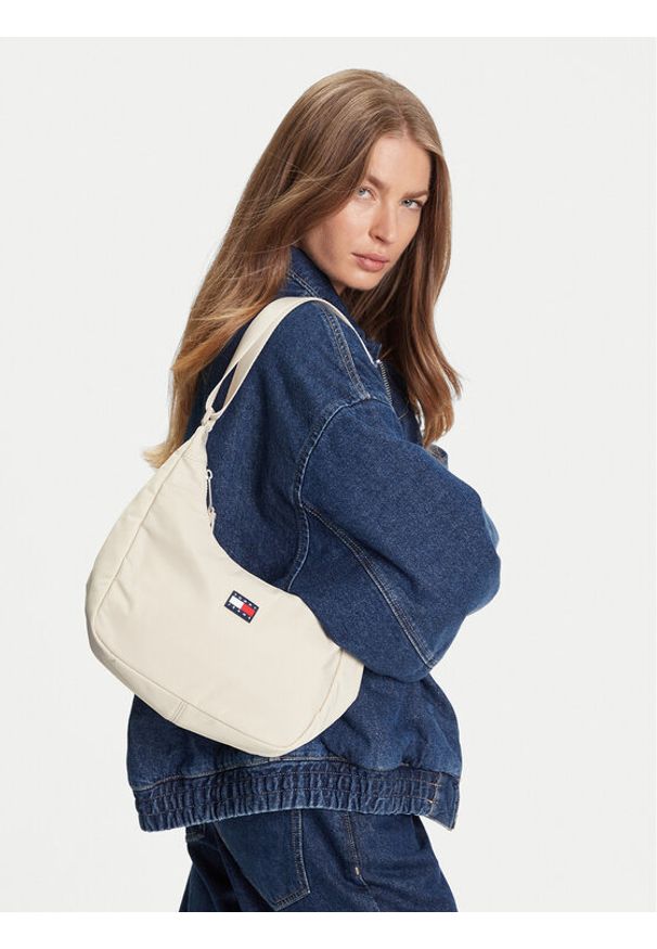 Tommy Jeans Torebka Urban X-Body AW0AW17547 Beżowy. Kolor: beżowy