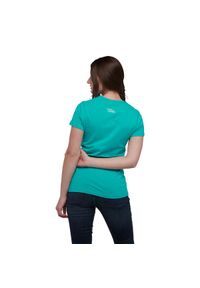Koszulka damska Black Diamond Mountain Logo Tee T-shirt. Kolor: zielony