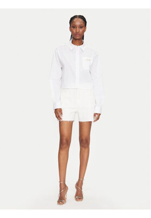 MET Koszula M10 147CM Biały Regular Fit. Kolor: biały. Materiał: bawełna