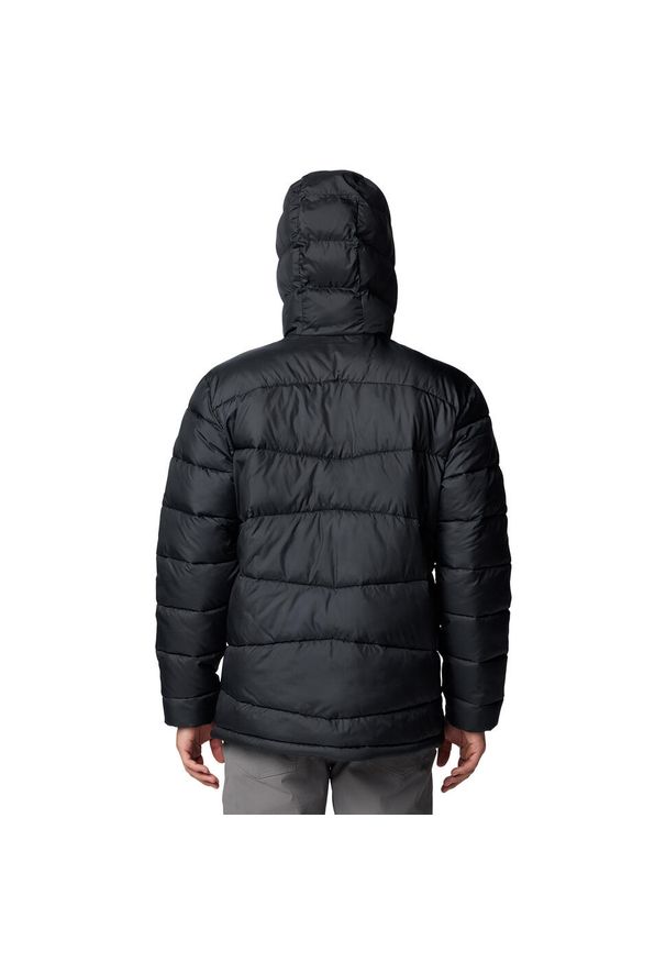 columbia - Kurtka ocieplana męska Columbia Fivemile Butte II Hooded Jkt z kapturem. Typ kołnierza: kaptur. Kolor: czarny. Sport: turystyka piesza