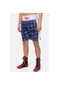 Szorty bokserskie Lonsdale Spaxton. Kolor: wielokolorowy, niebieski, czerwony. Materiał: satyna, poliester #1