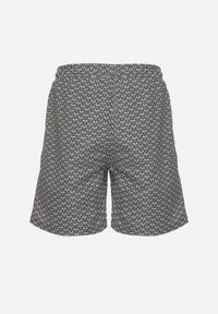 Born2be - Czarne Szorty z Elastyczną Gumką i Ściągaczami Palarilea. Okazja: na co dzień. Kolor: czarny. Styl: casual