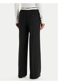 Karl Lagerfeld - KARL LAGERFELD Spodnie materiałowe B1W10002 Czarny Regular Fit. Kolor: czarny. Materiał: wełna #3