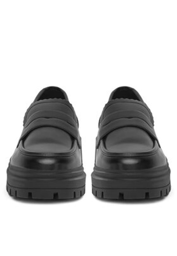 DeeZee Loafersy 58682-8 Czarny. Kolor: czarny. Materiał: skóra