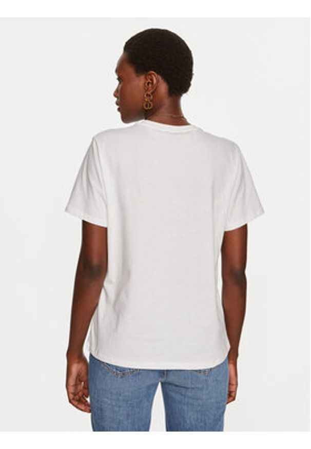 TwinSet - TWINSET T-Shirt 242TP2523 Biały Regular Fit. Kolor: biały. Materiał: bawełna