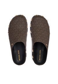 MICHAEL Michael Kors Klapki 40R6HLFP1B Brązowy. Kolor: brązowy. Materiał: skóra #5