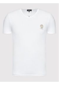 VERSACE - Versace T-Shirt AUU01004 Biały Regular Fit. Kolor: biały. Materiał: bawełna #4