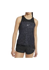 Koszulka damska do biegania Nike Miler Run Division DA1248. Materiał: materiał, poliester. Długość rękawa: bez rękawów. Technologia: Dri-Fit (Nike). Długość: krótkie. Sport: bieganie #1
