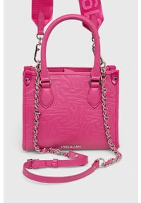 Steve Madden torebka Brolin kolor różowy SM13001094. Kolor: różowy. Wzór: paski #3