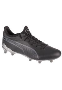Buty piłkarskie Puma King Ultimate FG/AG M 107563-03 czarne. Kolor: czarny. Materiał: syntetyk, nylon, dzianina. Szerokość cholewki: normalna. Sport: piłka nożna