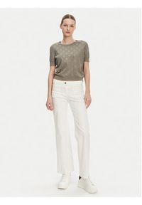 Guess Sweter W5GR05 Z3D60 Brązowy Regular Fit. Kolor: brązowy. Materiał: wiskoza