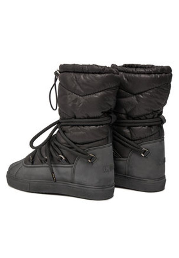 Inuikii Śniegowce Technical High 75205-105 Czarny. Kolor: czarny. Materiał: materiał