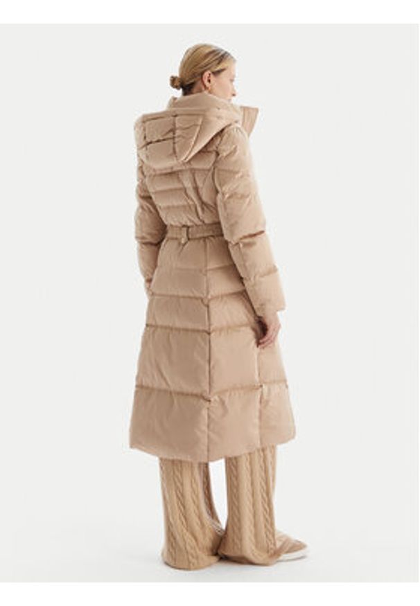 Guess Kurtka puchowa W5BL29 W2802 Beżowy Regular Fit. Kolor: beżowy. Materiał: syntetyk