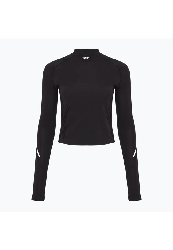 Reebok Fitness - Longsleeve Reebok Seed Top. Kolor: czarny. Długość rękawa: długi rękaw. Sport: fitness