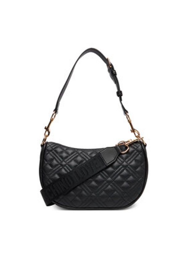 Love Moschino - LOVE MOSCHINO Torebka JC4301PP0MK1200A Czarny. Kolor: czarny. Materiał: skórzane