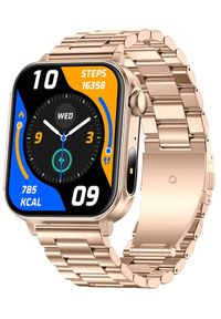 Smartwatch Colmi P80 Złoty (P80 Steel Gold). Rodzaj zegarka: smartwatch. Kolor: złoty #1