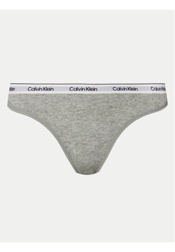 Calvin Klein Underwear Komplet 3 par stringów 000QD5209E Kolorowy. Materiał: bawełna. Wzór: kolorowy