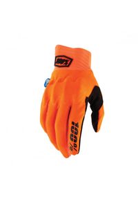 Rękawiczki rowerowe 100% Cognito Smart Shock. Kolor: pomarańczowy