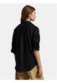 Polo Ralph Lauren Koszula 211970730003 Czarny Classic Fit. Typ kołnierza: polo. Kolor: czarny. Materiał: len #3