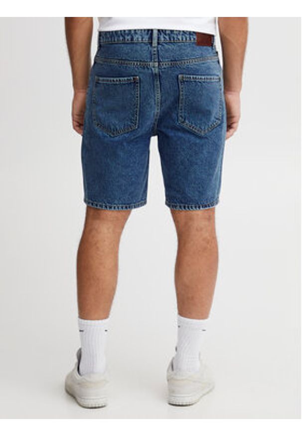 !SOLID - Solid Szorty jeansowe 21107657 Niebieski Straight Fit. Kolor: niebieski. Materiał: bawełna