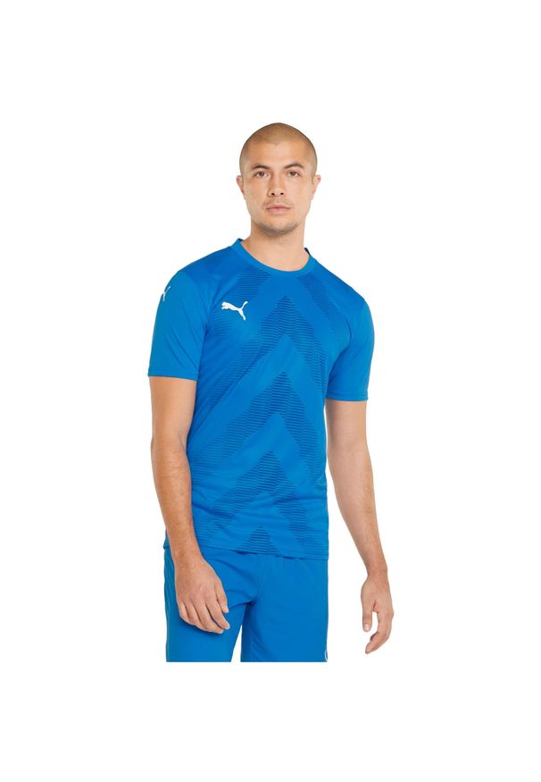 Podkoszulek Puma Teamglory Jersey, Mężczyźni. Kolor: niebieski. Materiał: jersey