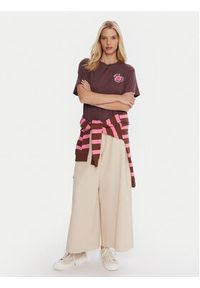 Roxy T-Shirt Hangloose The Sky ERJZT06020 Fioletowy Regular Fit. Kolor: fioletowy. Materiał: bawełna #3