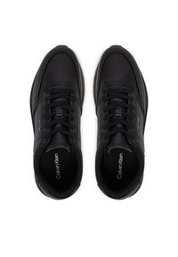 Calvin Klein Sneakersy City Runner Laceup Lth HM0HM02146 Czarny. Kolor: czarny. Materiał: skóra #3