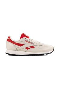 Buty do chodzenia męskie Reebok CL Leather MU. Zapięcie: sznurówki. Kolor: szary. Materiał: syntetyk, materiał. Szerokość cholewki: normalna. Sport: turystyka piesza #1