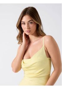 Guess Sukienka codzienna 181217 Żółty Classic Fit. Okazja: na co dzień. Kolor: żółty. Typ sukienki: proste. Styl: casual #3