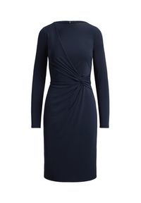 Lauren Ralph Lauren - LAUREN RALPH LAUREN Sukienka dzianinowa 200P14033001 Granatowy Slim Fit. Kolor: niebieski. Materiał: syntetyk #5