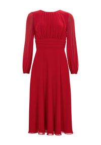 Swing Sukienka koktajlowa 5AI09000 Czerwony Regular Fit. Kolor: czerwony. Materiał: syntetyk. Styl: wizytowy #2