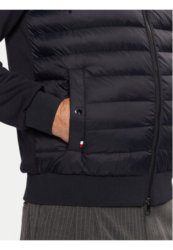 TOMMY HILFIGER - Tommy Hilfiger Kurtka przejściowa MW0MW39007 Granatowy Regular Fit. Kolor: niebieski. Materiał: bawełna, syntetyk