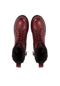Tommy Jeans Botki Tjw Urban Tumbled Ltr Wl EN0EN02317 Bordowy. Kolor: czerwony. Materiał: skóra #5