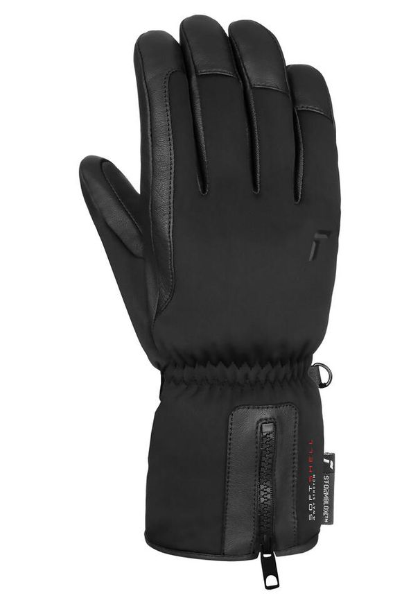 Reusch - Rękawice REUSCH Powerline STORMBLOXX™. Kolor: czarny. Sezon: zima. Sport: narciarstwo