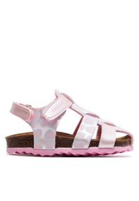 Geox Sandały B Sandal Chalki Girl B452RA 000NF C8010 M Różowy. Kolor: różowy