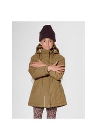 Kurtka przeciwdeszczowa dla dziewczynki Hummel hmlATHENA. Kolor: beżowy, wielokolorowy, brązowy, żółty #1