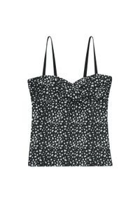 Regatta - Top Tankini W Kropki Dla Kobiet Aceana III. Kolor: czarny, wielokolorowy, biały. Wzór: kropki #1
