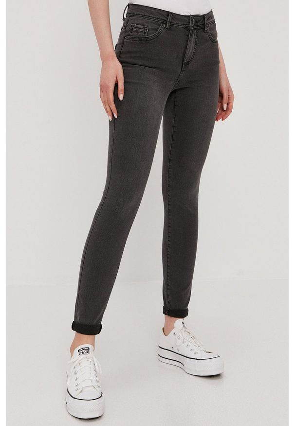 Vero Moda - Jeansy Tanya. Kolor: szary