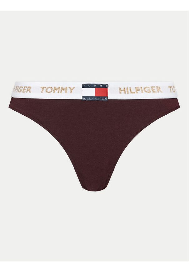 TOMMY HILFIGER - Tommy Hilfiger Figi klasyczne UW0UW05653 Bordowy. Kolor: czerwony. Materiał: bawełna