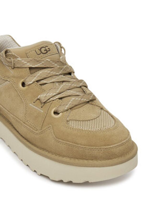 Ugg Sneakersy M Lo Lowmel 1169493 Beżowy. Kolor: beżowy. Materiał: zamsz, skóra