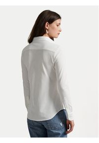 Polo Ralph Lauren Koszula Heidi 211664427003 Biały Slim Fit. Typ kołnierza: polo. Kolor: biały. Materiał: bawełna #4