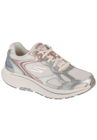 skechers - Buty do biegania damskie, Go Run Consistent 2.0 - Volt. Kolor: biały. Materiał: syntetyk, materiał. Sport: bieganie