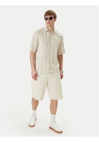 Guess Koszula M6GH28 W1717 Beżowy Regular Fit. Kolor: beżowy. Materiał: wiskoza #3