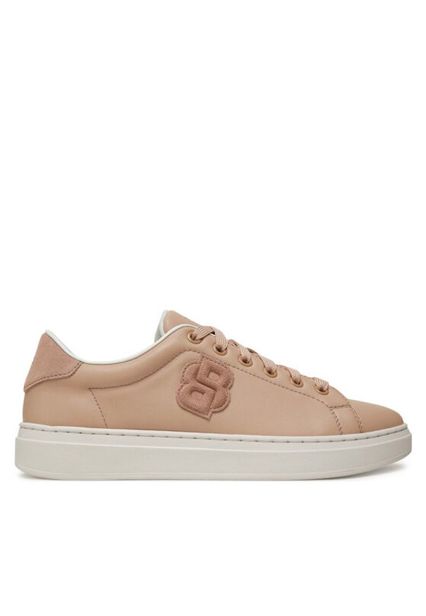 BOSS Sneakersy Kieran 50548277 Różowy. Kolor: różowy. Materiał: skóra