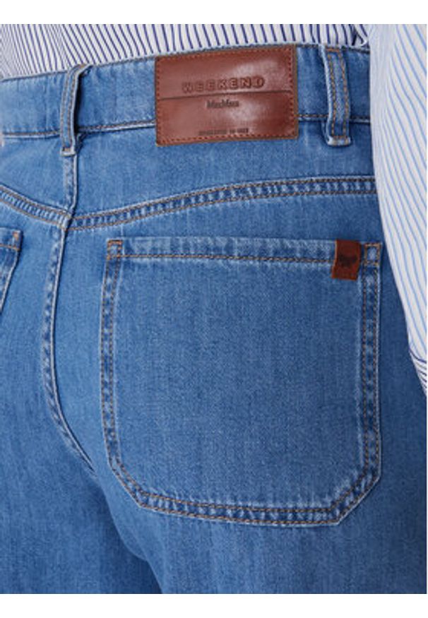 Weekend Max Mara Jeansy Vega 2615181041 Niebieski Wide Leg. Kolor: niebieski