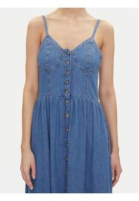 Lee Sukienka jeansowa Corset 112363488 Niebieski Slim Fit. Kolor: niebieski. Materiał: bawełna #4