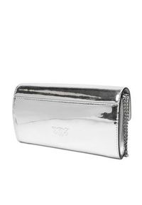 Pinko - PINKO Torebka Love One Wallet C AI 24-25 PLTT 100062 A1JD Srebrny. Kolor: srebrny. Materiał: skórzane #5